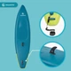 Надувний каяк-SUP AQUASTIC Raglan 11'2 240 см, гібрид 2в1, до 120 кг, з веслом і сидінням зелений (2000188292) - зображення 5