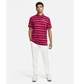 Поло чоловіче Nike Dri-Fit Tour Striped Golf Polo Violet S Фіолетовий DR5300-620 - зображення 11
