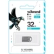 Флеш-накопичувач Wibrand Flash USB 2.0 Hawk 32Gb Silver (WI2.0/HA32M1S) - зображення 2