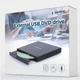 Оптичний привід Gembird Gembird, Black, DVD+/-RW, USB 2.0 (DVD-USB-02) - зображення 6