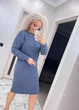 Женское платье вязаное джинсовое 42-56 с1524.5065 - изображение 2