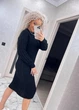 Женское платье вязаное черное 42-56 с1524.5065 - изображение 3
