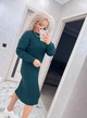 Жіноча сукня в'язана смарагдова 42-56 с1524.5065 - зображення 2