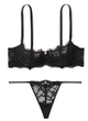 Комплект Dream Angels Victoria’s Secret unlined Чорний 36D-M - изображение 1