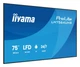 Монитор iiyama ProLite LH7564UHS-B1AG A (LH7564UHS-B1AG A) EU - изображение 2