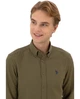 Рубашка мужская приталенная U.S. Polo Assn. 2348254OLIVE M оливковая (8683859552993) - изображение 2