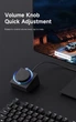 Док-станція Hagibis Black-1102A USB-C з регулятором гучності RGB RJ45 - зображення 6