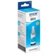 Чернила оригинальное EPSON 664 Cyan (70мл) для L100/L200/L312/L382 голубые контейнер (C13T66424A-EcoTank) - изображение 2