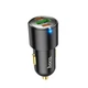 Автомобільний зарядний пристрій HOCO NZ6 PD45W 3-port(2C1A) car charger Black - изображение 3