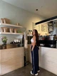 Женские спортивные брюки с лампасами на змейке / Синий 42-44 / BASED 0145820 - изображение 9