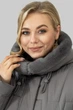 Куртка зимова жіноча подовжена з капюшоном All Posa Джамала 102917 60 мокко - зображення 7