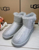 Жіночі уггі Міні Замш сріблі з Гудзиком UGG Bailey Button II Mini Bling Silver (39, сріблястий) - изображение 2