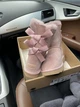 Жіночі уггі Пудра Середні Замша 2 Банти UGG Bailey Bow II Dusk Pink (39, пудра) - изображение 4
