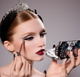 Палетка тіней Flower Knows Swan Ballett 02 Black Swan із 6 відтінками | 4 матові та 2 сяючі відтінки - зображення 4