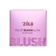 Рум'яна ZOLA Velvet Blush Glow - 04 Soft Rose (8.5 g) - зображення 3