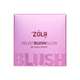 Рум'яна ZOLA Velvet Blush Glow - 03 Cool Peony (8.5 g) - зображення 3