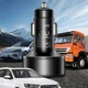 Автомобильное зарядное устройство 5 портов USB QC + Type-C PD 24Вт, 12-24В, с цифровым вольтметром и подсветкой, быстрая зарядка - изображение 8