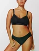 Гладкий безшовний бюстгальтер-мінімайзер Thirdlove 24/7 Classic Smooth Wireless Minimizer Bra - 75F - Чорний - изображение 9