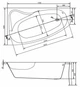 Ванна правая 170х100 см CERSANIT SICILIA NEW S301-098 - изображение 2
