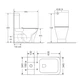Унитаз компакт с сиденьем QTAP CARDINAL ULTRA QUIET QT04222168AUQ3W - изображение 2