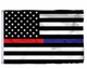 Флаг США Полиция и МЧС 90x150 см с синей и красной полосой USA Police and Fire - изображение 1