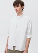 Сорочка класична для хлопчика Mango білий XXS 152-158 бавовна оксфордський стиль - изображение 1