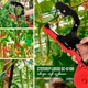 Степлер садовый для подвязки винограда LOSSO SC-8108 красный, красная лента 10 шт, скобы - изображение 6