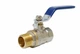 Кран шаровый 1/2" ВН, ручка синяя, 605 Valve J.G. - изображение 2
