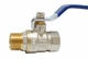 Кран шаровый 1/2" ВН, ручка синяя, 605 Valve J.G. - изображение 4
