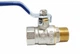Кран шаровый 1/2" ВН, ручка синяя, 605 Valve J.G. - изображение 8