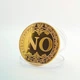 Сувенірна монета прийняття рішень YES/NO 4 см (золота) OP1-3712 - зображення 3