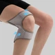 Пружинный наколенник для поддержки коленного сустава KneeBooster, серый - изображение 4