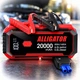Бустер Зарядний Пускове Пристрій 800А старт 20000 mAh 12В Alligator Jump Starter 3в1 (JS843) - зображення 1