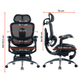 Fotel biurowy ergonomiczny Sihoo DORO C300 PRO V2 z podnożkiem Czarny (4820216980158) - obraz 16