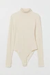 Боді H&M молочний EYVEN538 XXL - изображение 1
