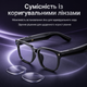 Розумні AI-окуляри з камерою 8 Мп, Wi-Fi, перекладом, Bluetooth-аудіо та керуванням через застосунок - зображення 6