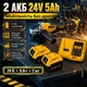 Углошлифовальная машина 125 мм, 24 В 5 А·ч, 2 АКБ кейс - изображение 8