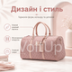 Спортивна сумка рожева Jordan Monogram 47 × 29 × 21 см з бавовни та поліестеру з двосторонньою блискавкою - зображення 2