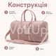 Спортивна сумка рожева Jordan Monogram 47 × 29 × 21 см з бавовни та поліестеру з двосторонньою блискавкою - зображення 4