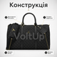 Спортивна сумка чорна Jordan Monogram 47 × 29 × 21 см з бавовни та поліестеру з двосторонньою блискавкою - зображення 4