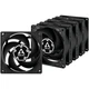 Комплект корпусних вентиляторів Arctic P8 Silent 5-Pack Black (ACFAN00301A) [175998] - зображення 1