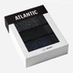 Набор трусов слипов мужских хлопковых Atlantic 3MP-221 S 3 шт Графитовый/Черный/Синий (5907086030844) - изображение 6