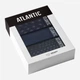 Набор трусов слипов мужских хлопковых Atlantic 3MP-222 S 3 шт Графитовый/Синий/Индиго (5907086030721) - изображение 6