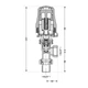 Кран Thermo Alliance Standart RTL угловой 1/2"ВН TAS01515 - изображение 2