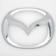 Емблема логотип Mazda CX7 передня 190*150 мм ABS, хром, глянець - зображення 3