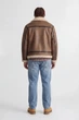 Куртка-авіатор Norrebro Jack&Jones коричнева 7XL (ow-jj-018-brown-3306) - зображення 4