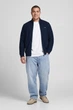 Кофта Alves Structure на блискавці Jack&Jones темно-синя 2XL (sw-jj-009-dark-blue-3369) - изображение 3