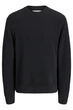 В'язаний пуловер Fusion Knit Label Jack&Jones чорний 6XL (sw-jj-011-black-3387) - изображение 5