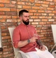 Сорочка чоловіча з мусліну 32757 XL коралова 5237158 - зображення 1