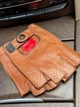 Авто перчатки Fiorgini Premium fingerless Classic Рыжий Размер M (210002) - изображение 2